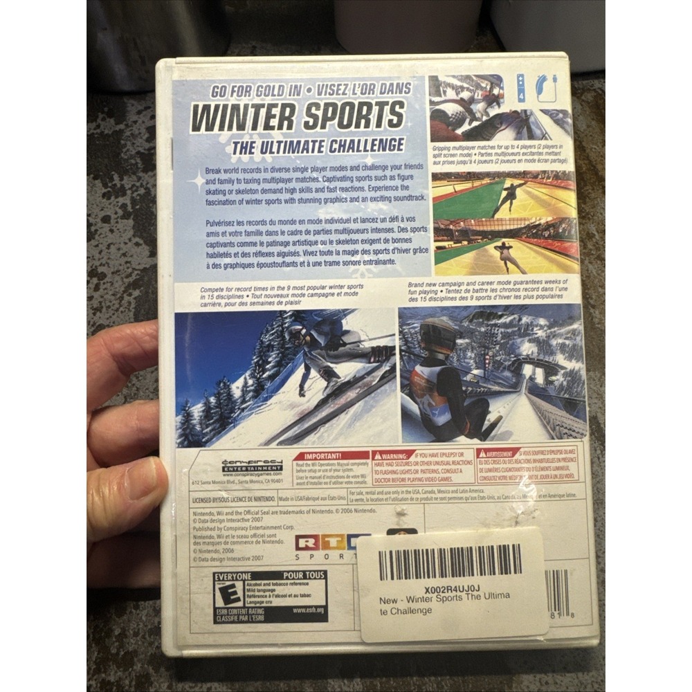 Winter Sports: The Ultimate Challenge (Nintendo Wii,‎ 2007) Complete w/ Manual - Picture 3 of 6